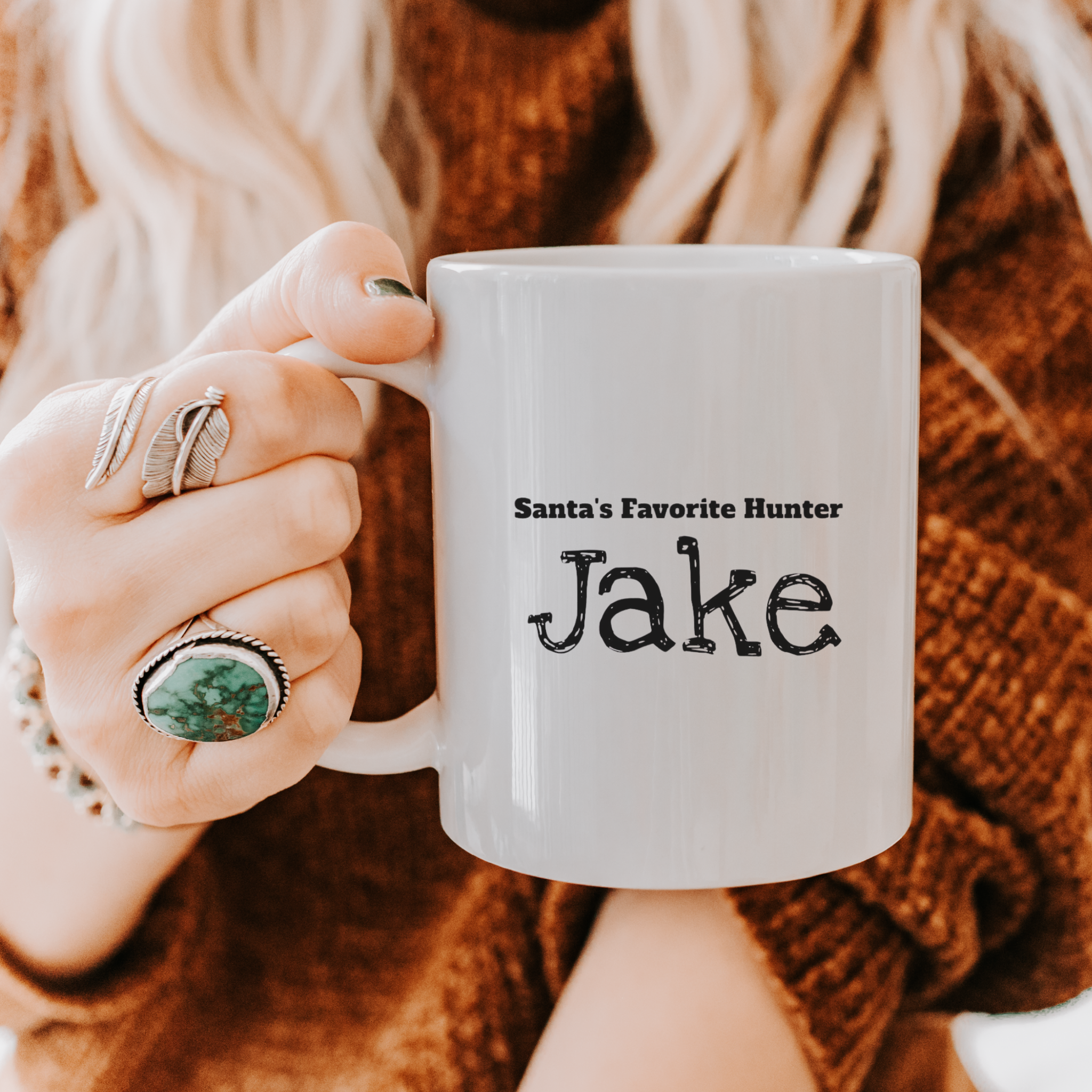 Christmas Buck Deer Mug Deluxe 15oz.