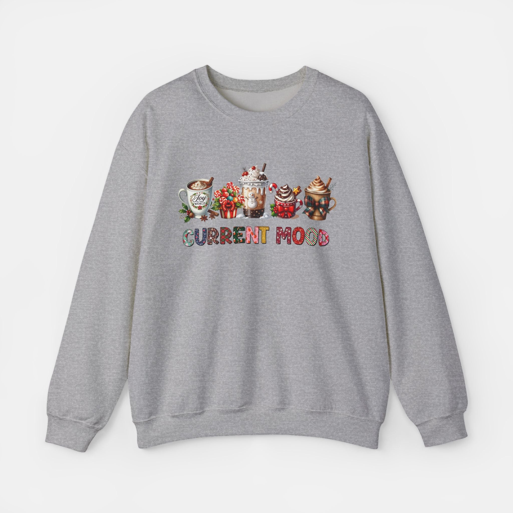 Current Mood Coffee Sweatshirt | Cozy Unisex Crewneck | Perfect Gift for Coffee Lovers | Cute Gift Holidays, and Chilling