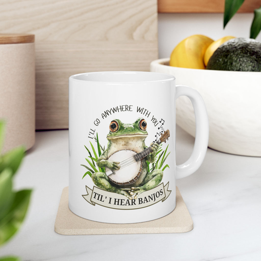 Banjo Frog - I'll Go Anywhere With You Mug Deluxe
