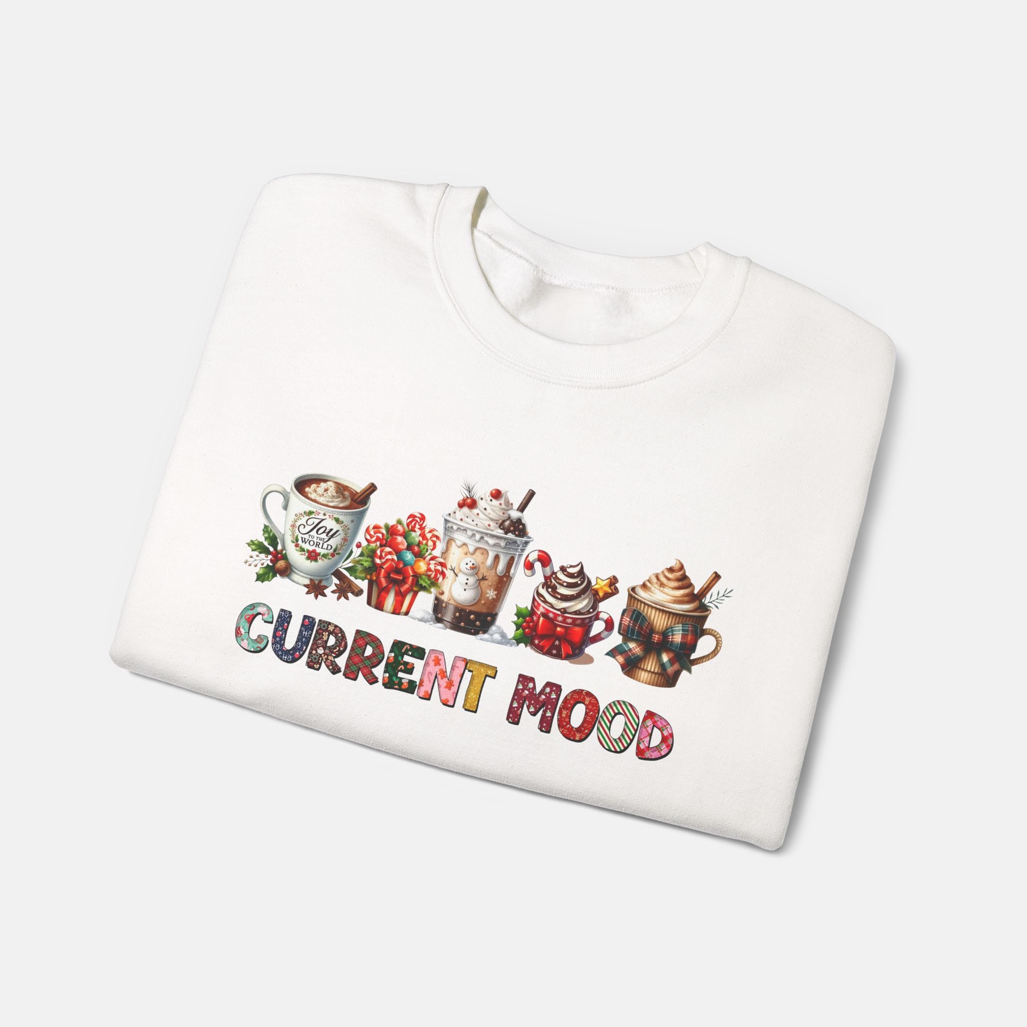Current Mood Coffee Sweatshirt | Cozy Unisex Crewneck | Perfect Gift for Coffee Lovers | Cute Gift Holidays, and Chilling