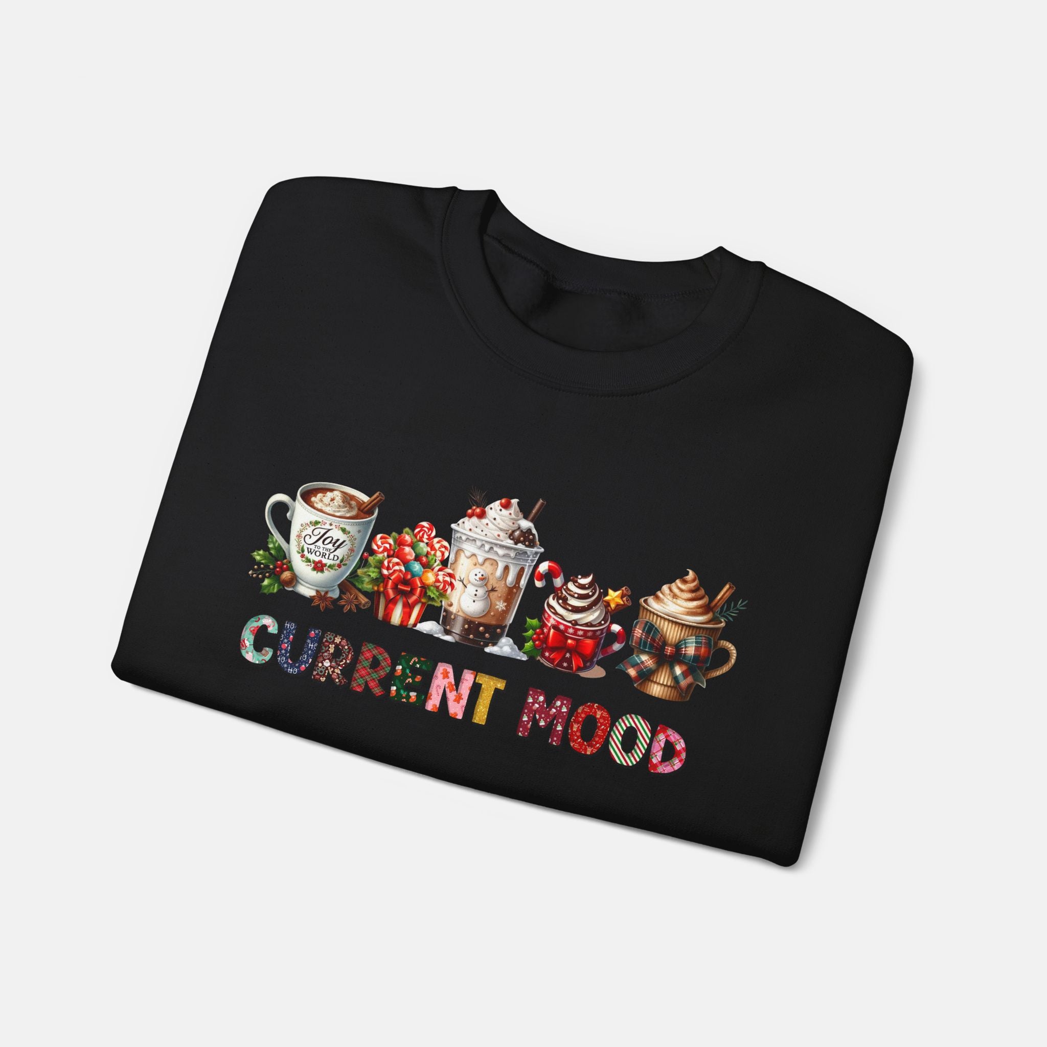 Current Mood Coffee Sweatshirt | Cozy Unisex Crewneck | Perfect Gift for Coffee Lovers | Cute Gift Holidays, and Chilling