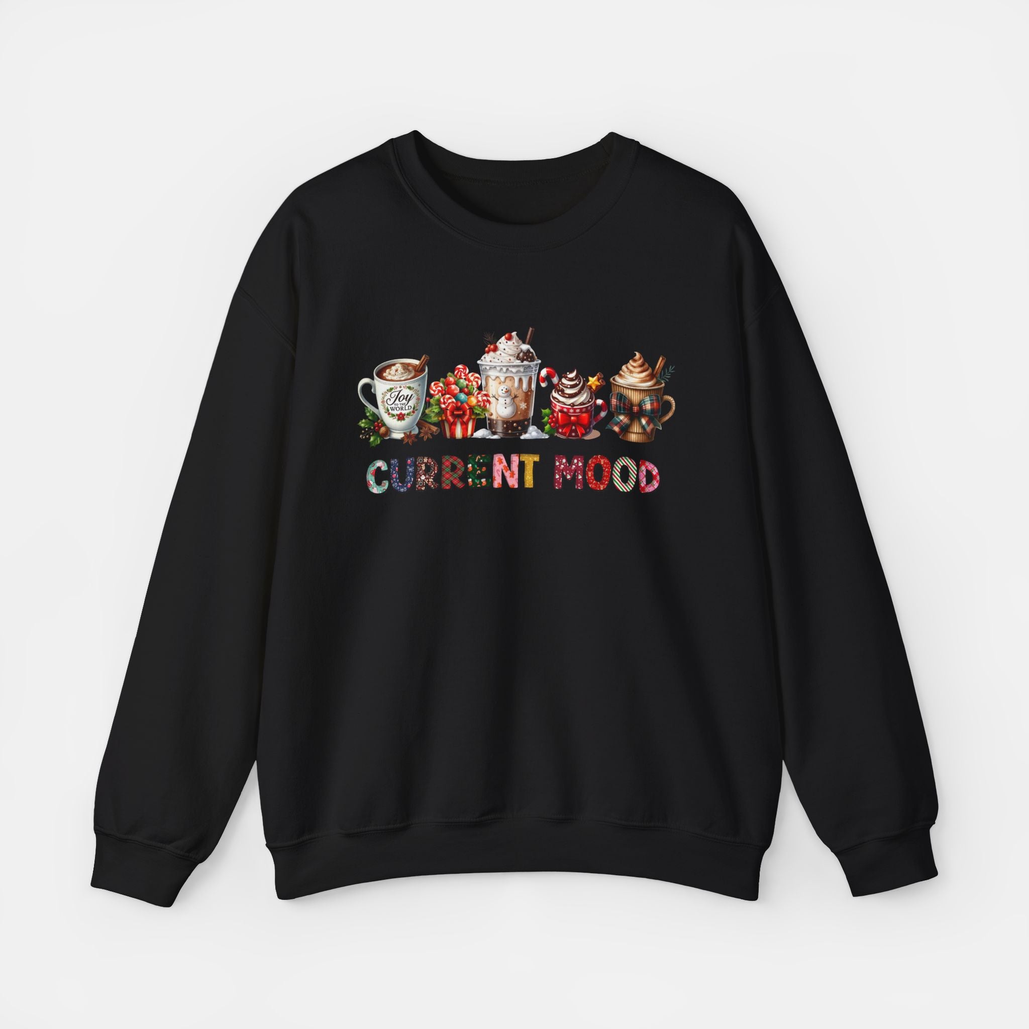 Current Mood Coffee Sweatshirt | Cozy Unisex Crewneck | Perfect Gift for Coffee Lovers | Cute Gift Holidays, and Chilling