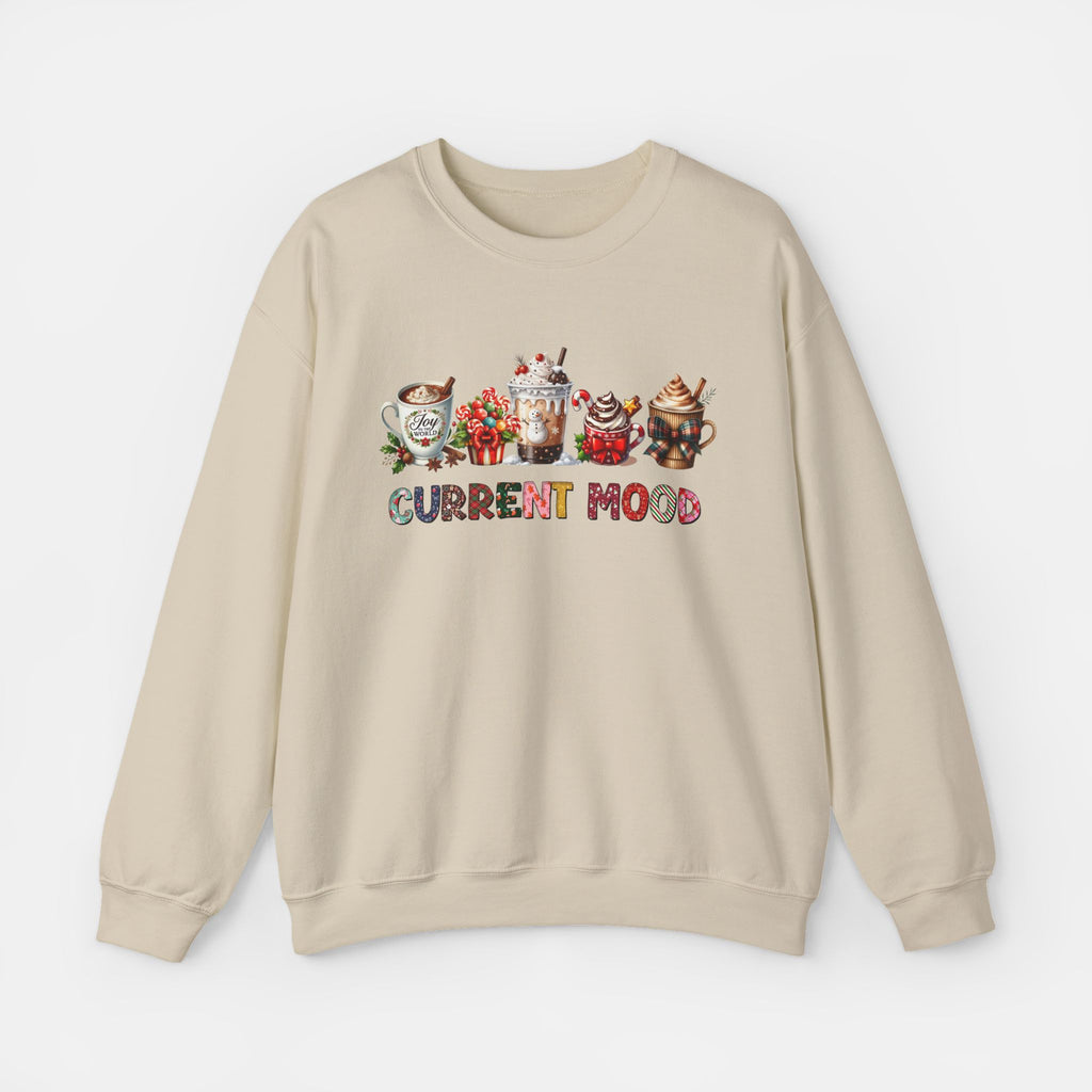 Current Mood Coffee Sweatshirt | Cozy Unisex Crewneck | Perfect Gift for Coffee Lovers | Cute Gift Holidays, and Chilling
