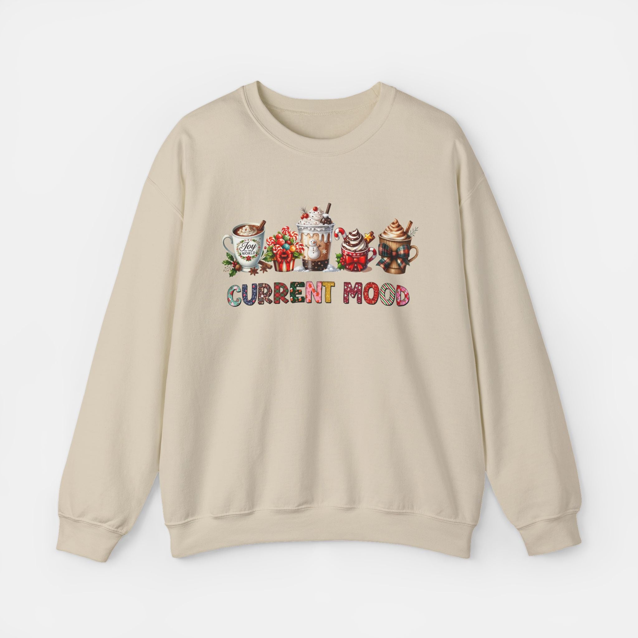 Current Mood Coffee Sweatshirt | Cozy Unisex Crewneck | Perfect Gift for Coffee Lovers | Cute Gift Holidays, and Chilling