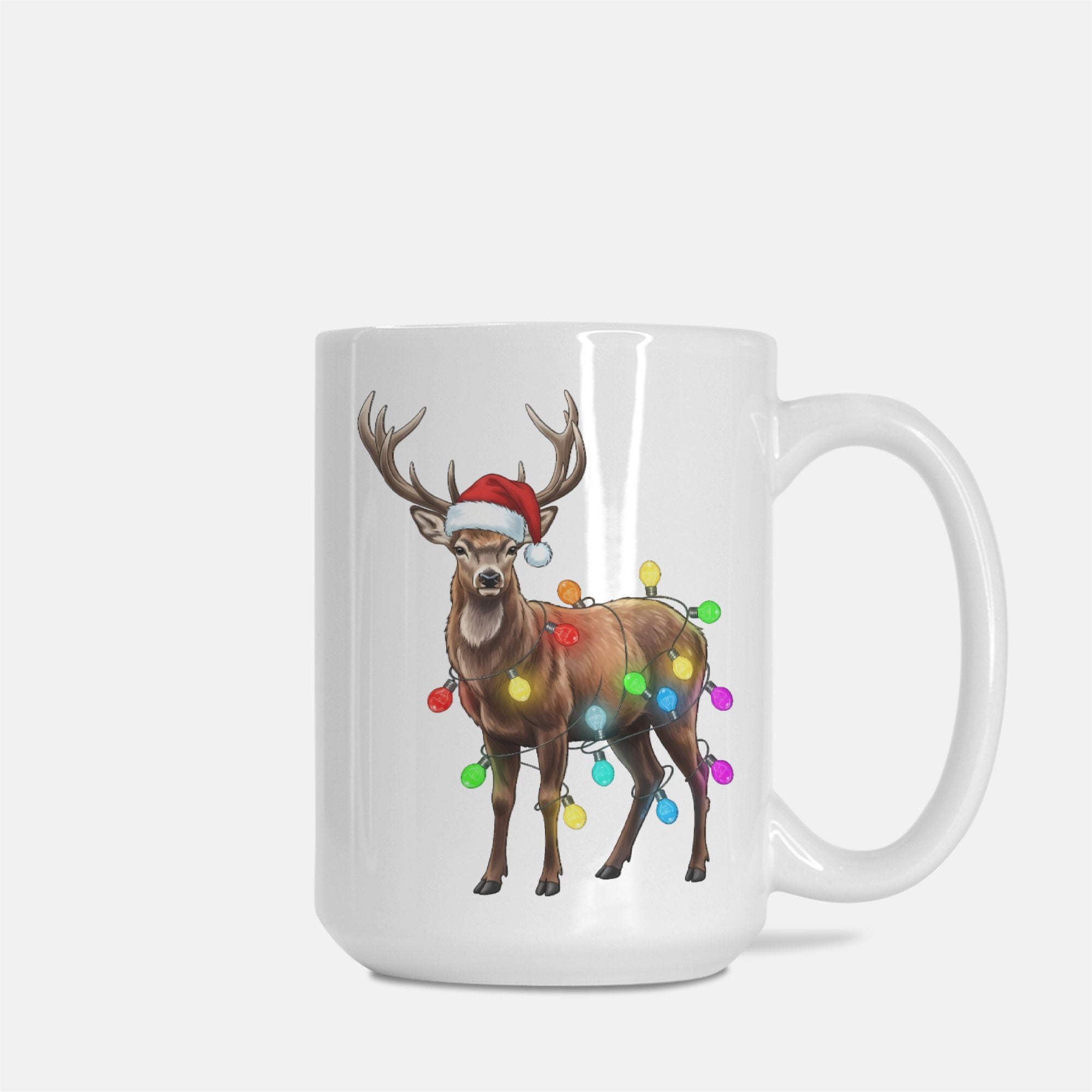 Christmas Buck Deer Mug Deluxe 15oz.
