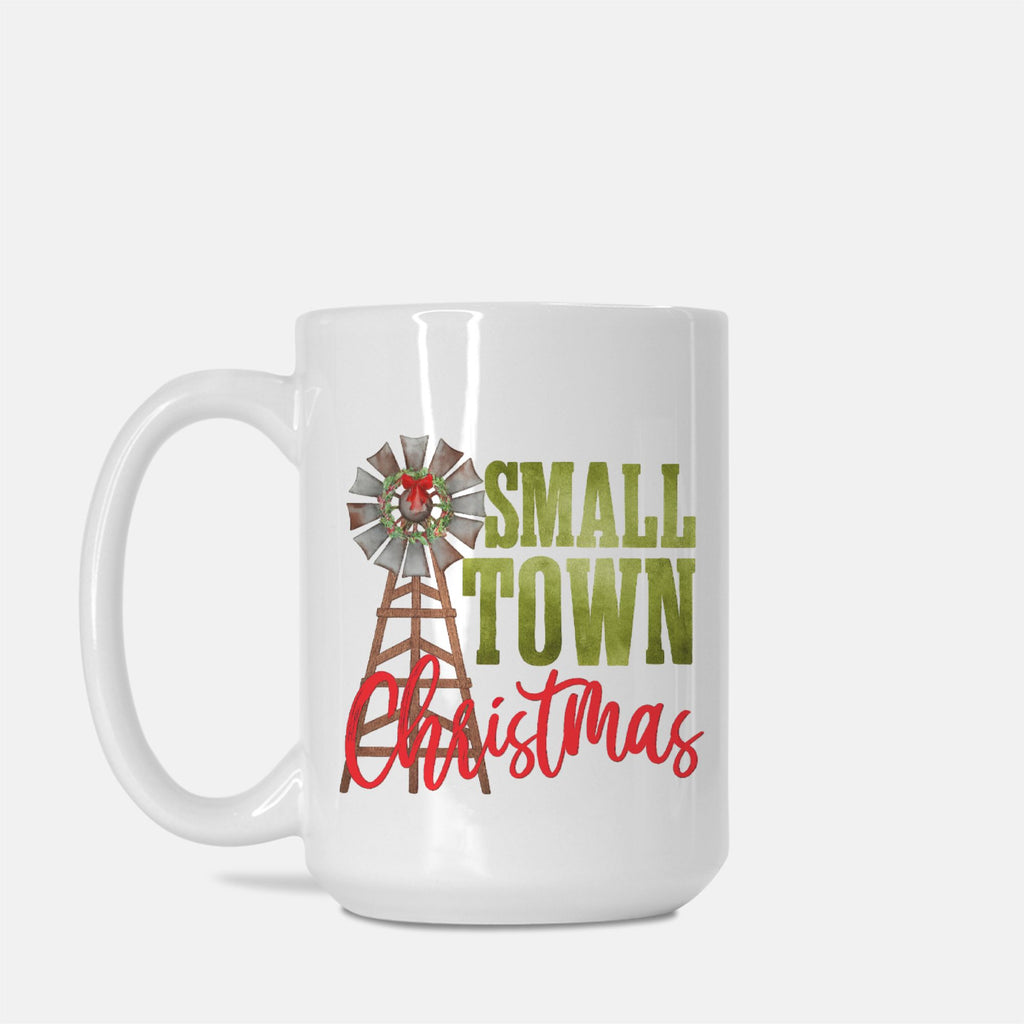 Small Town Christmas Mug Deluxe 15oz.