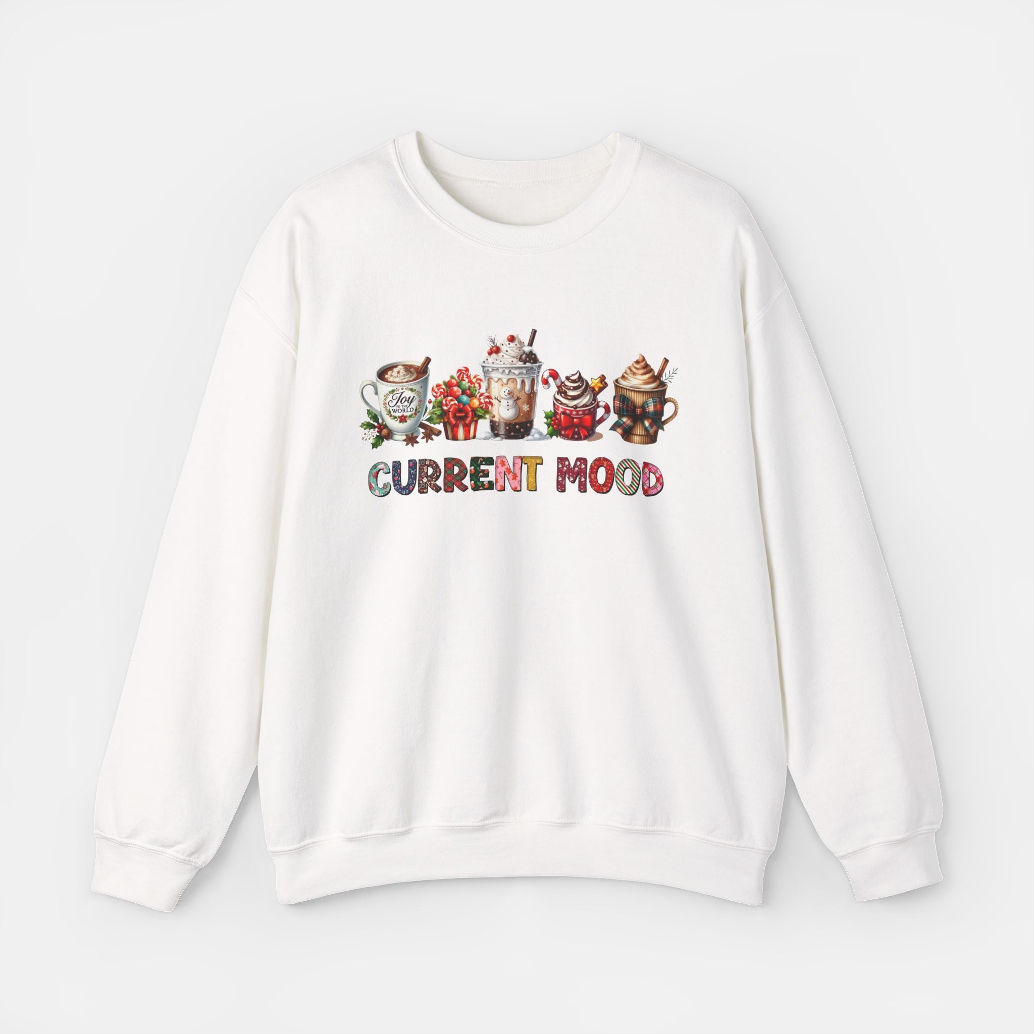 Current Mood Coffee Sweatshirt | Cozy Unisex Crewneck | Perfect Gift for Coffee Lovers | Cute Gift Holidays, and Chilling