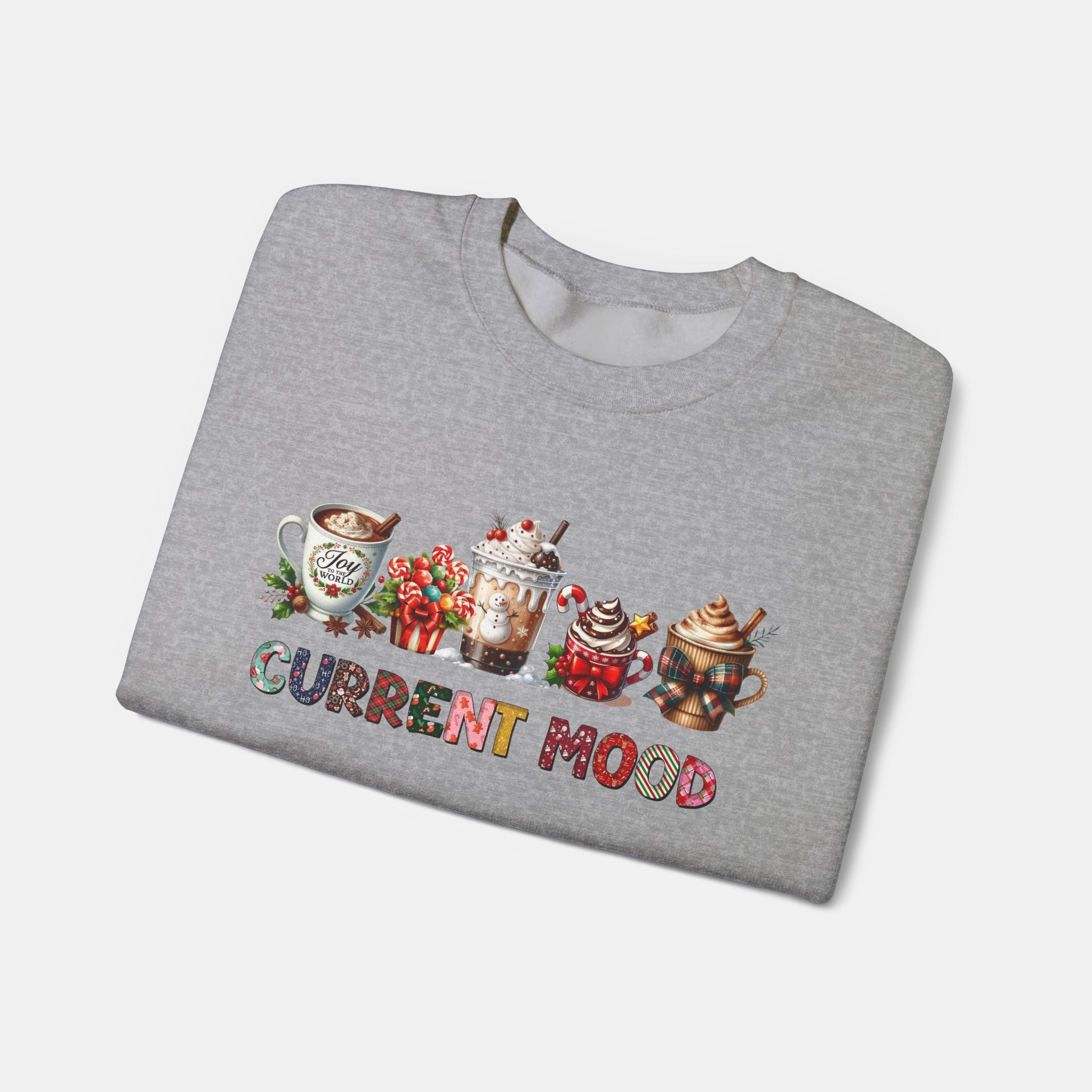 Current Mood Coffee Sweatshirt | Cozy Unisex Crewneck | Perfect Gift for Coffee Lovers | Cute Gift Holidays, and Chilling