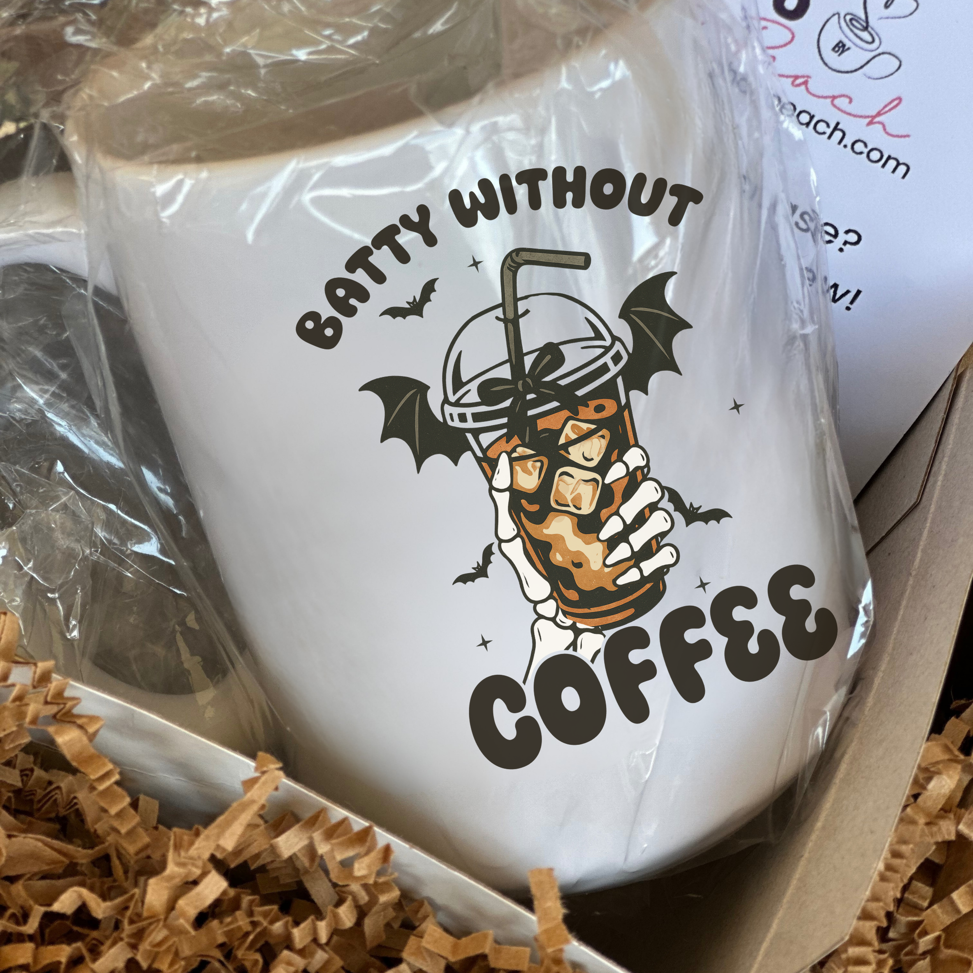 Halloween Batty Without Coffee Mug Deluxe 15oz.