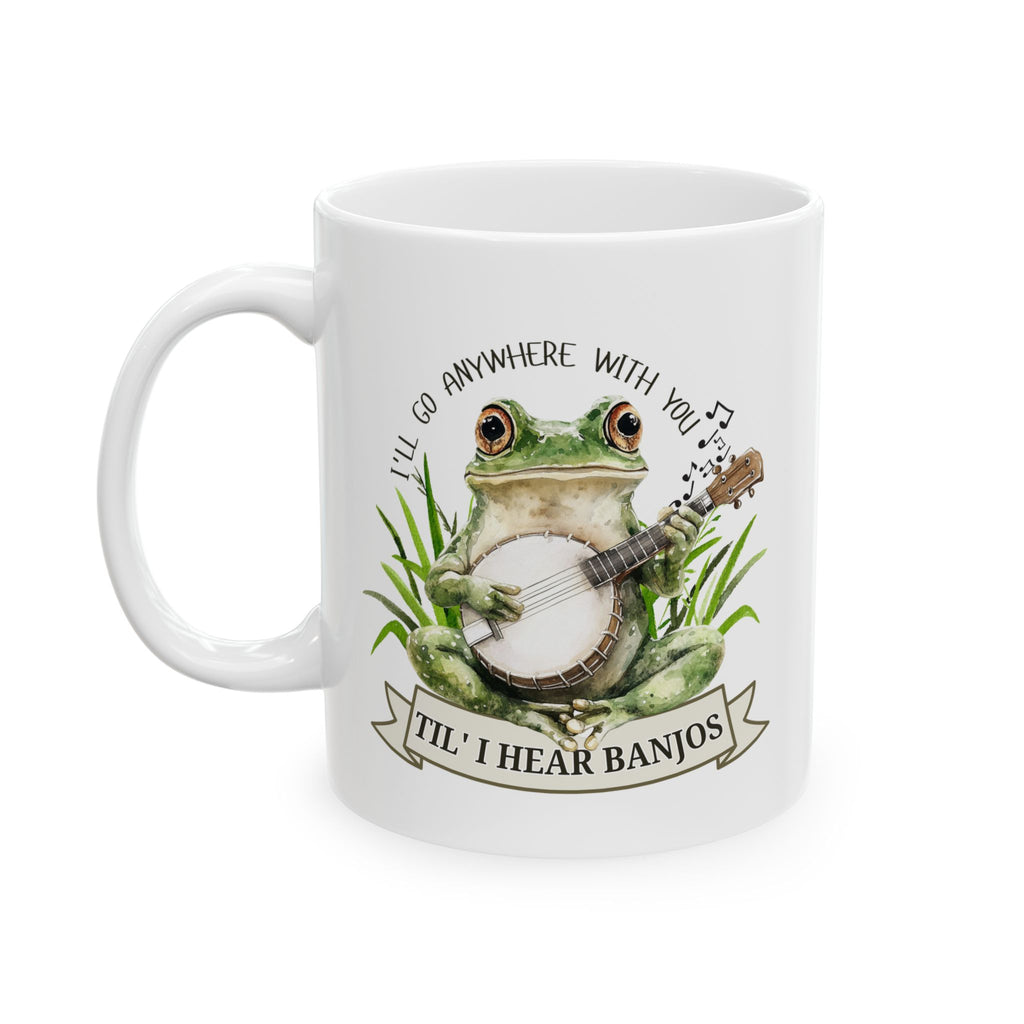Banjo Frog - I'll Go Anywhere With You Mug Deluxe