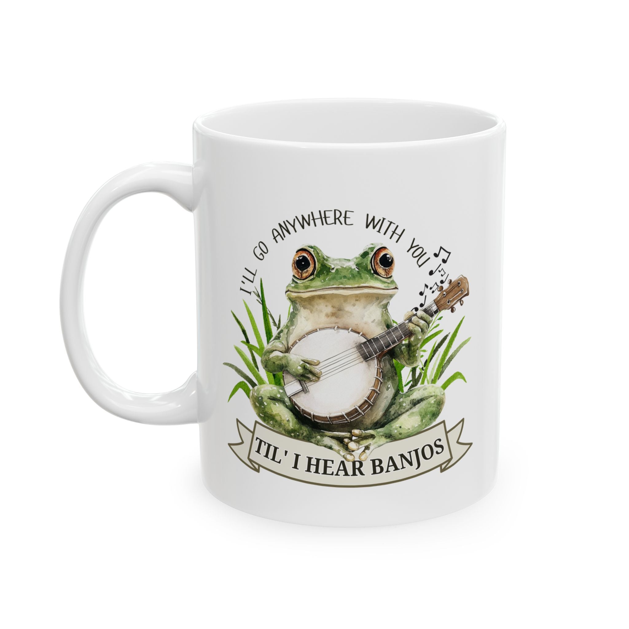 Banjo Frog - I'll Go Anywhere With You Mug Deluxe