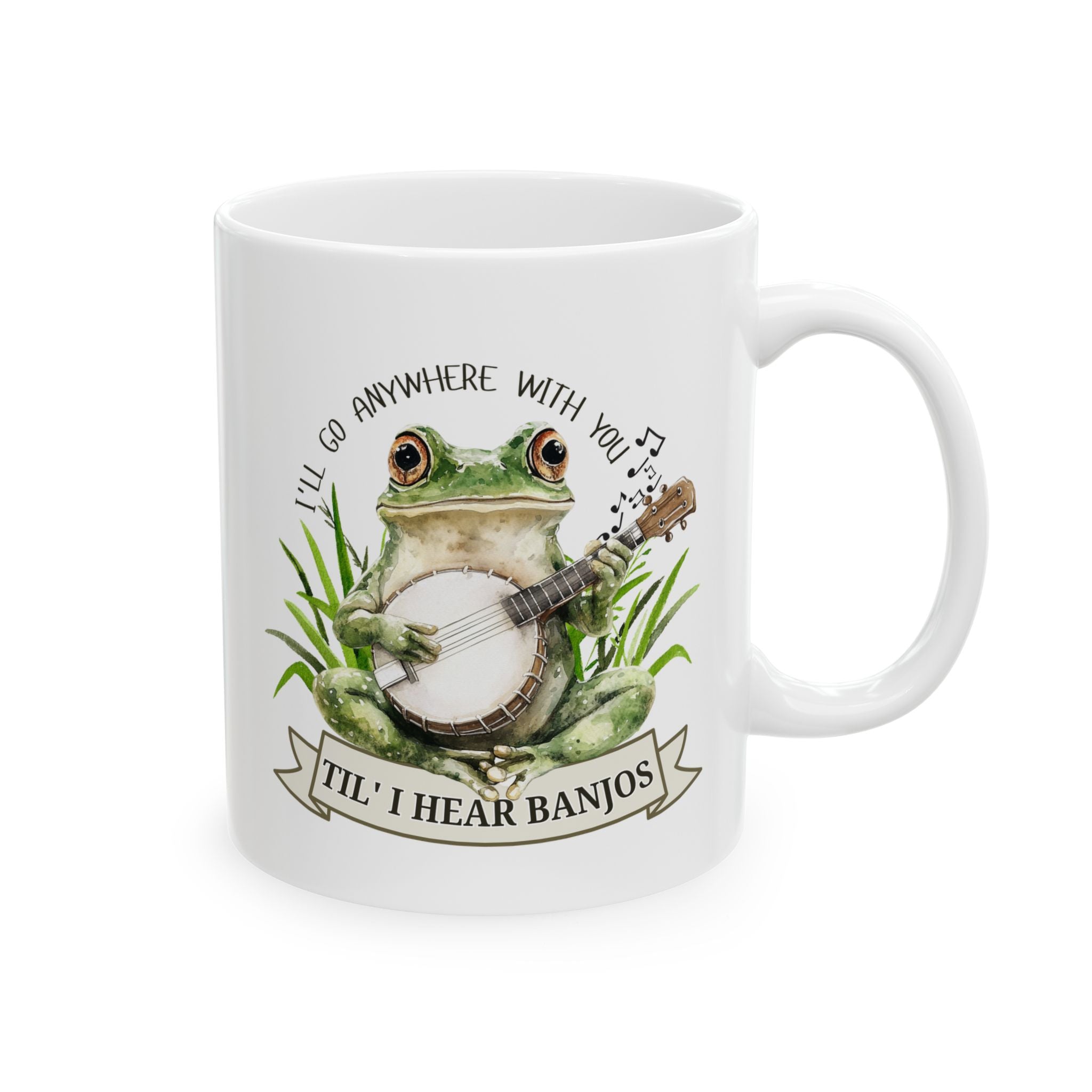 Banjo Frog - I'll Go Anywhere With You Mug Deluxe